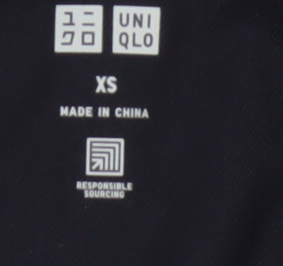 Uniqlo Womens Black XS Hooded Down Parka Coat