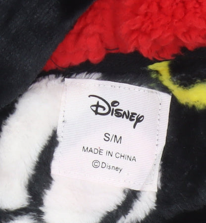 Disney Women’s Black Mickey Mouse Hooded Fleece Nightshirt S/M