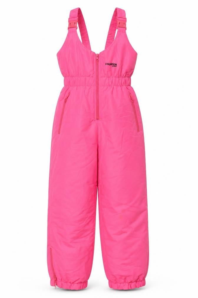 Champion Sport Women's Pink Ski Jumpsuit Size 12 Polyester Zip Pockets