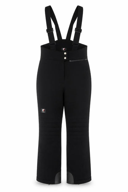 Tonini Women's Black Ski Jumpsuit Size 10 Nylon Acrylic Blend Adjustable Straps