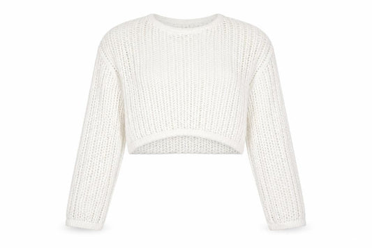 Pull&Bear Women White Open Knit Cotton Shrug Jumper Size S
