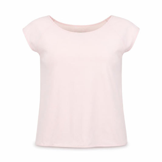 Laura Ashley Women’s Pink Cotton Basic T-Shirt XL
