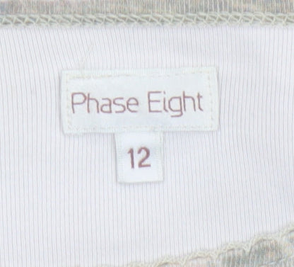 Phase Eight Womens Multicoloured Long Sleeve Floral Top Size 12