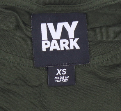Ivy Park Women's Green XS Basic Logo T-Shirt