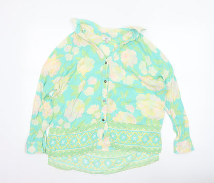River Island Women’s Multicoloured Floral Tunic Blouse XS