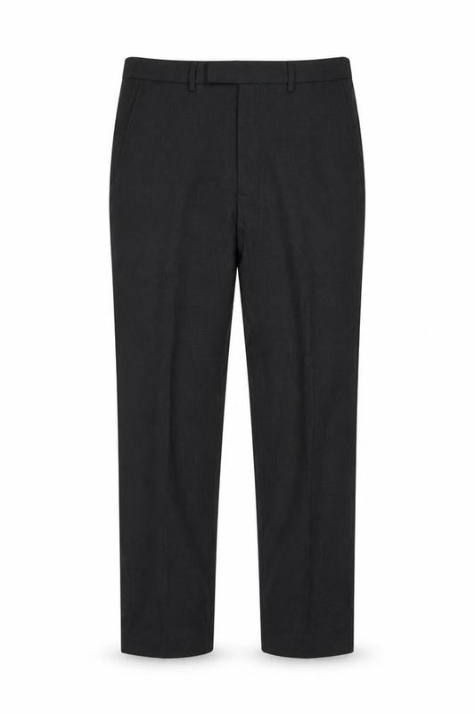 Marks and Spencer Men's Grey Wool Tailored Dress Trousers 32W 33L