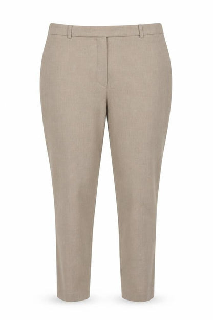 Marks and Spencer Women Beige Size 16 Straight Leg Trousers