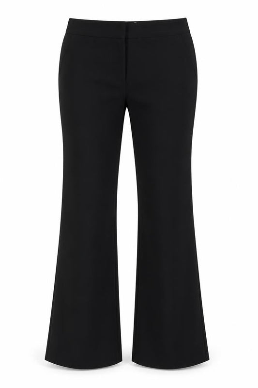 DKNY Women's Black Wool Blend Dress Pants Size 4 Regular Fit