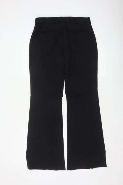 DKNY Women's Black Wool Blend Dress Pants Size 4 Regular Fit