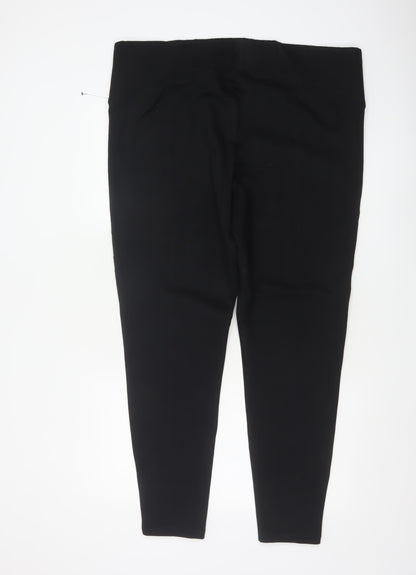 Marks and Spencer Women’s Black Size 22 Long Leggings Viscose Blend