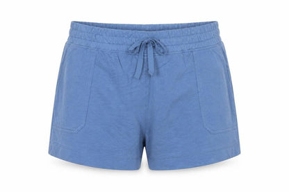 Marks & Spencer Women's Blue Cotton Blend Casual Shorts Size 24