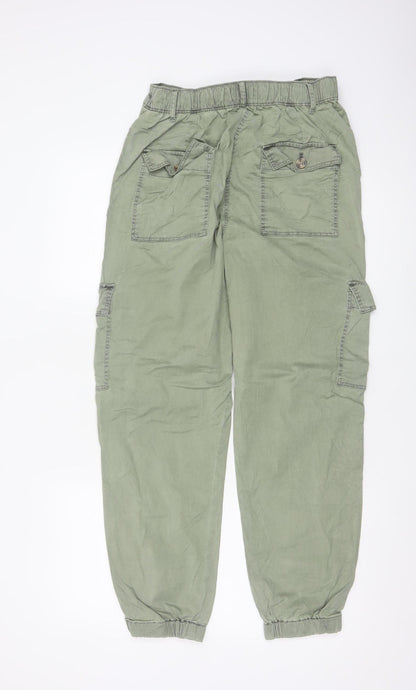 Marks and Spencer Women's Green Cargo Trousers Size 12