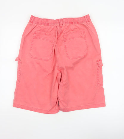 Marks and Spencer Women’s Pink Cargo Shorts Size 14 Lyocell Blend