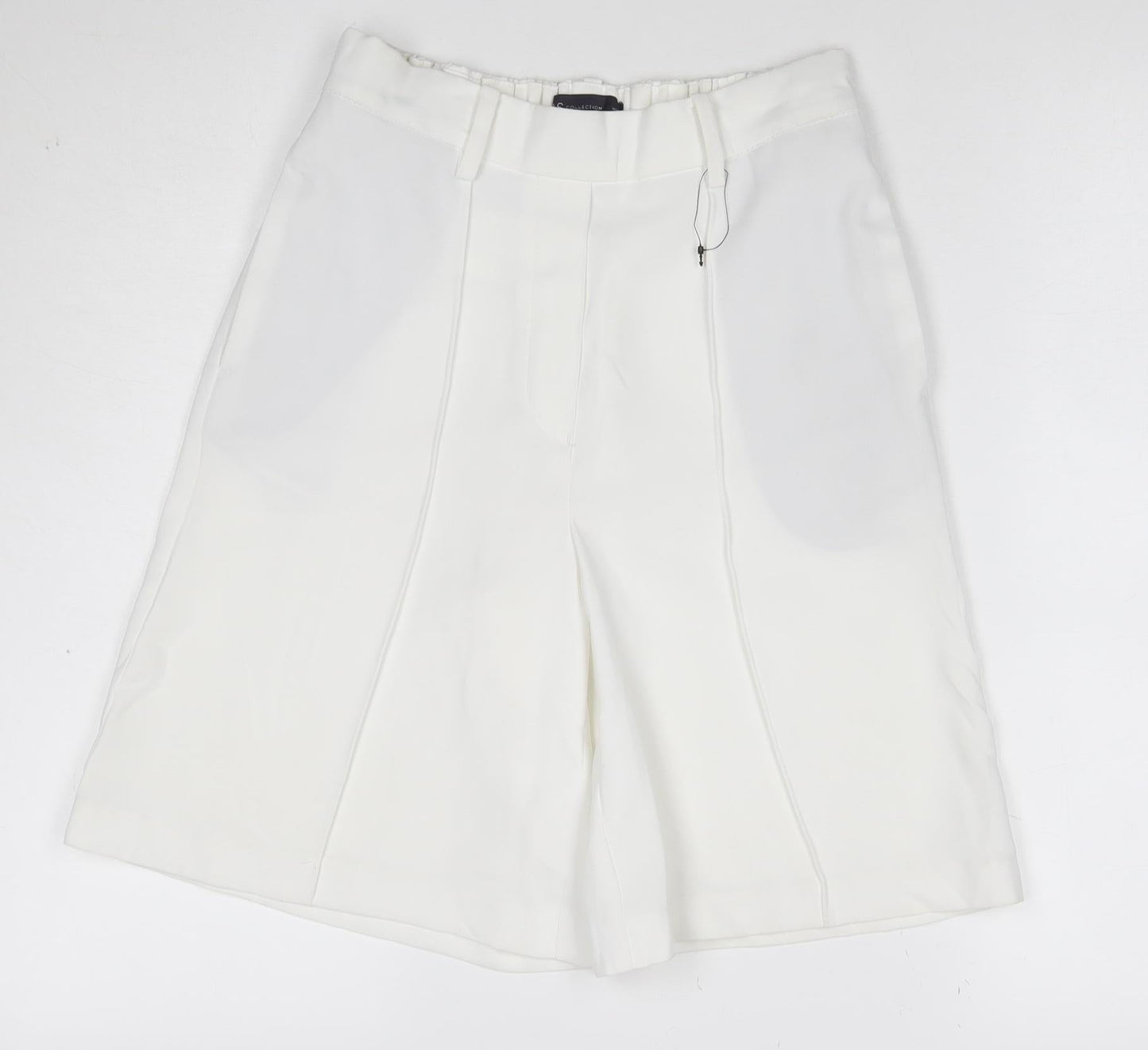 Marks and Spencer Women's White Chino Shorts Size 12