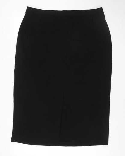 Finery Women’s Black Stretch Pencil Skirt Size 20 Viscose Blend