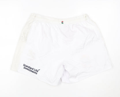 Canterbury Men's White Rugby Shorts Size 36 Athletic Polyester