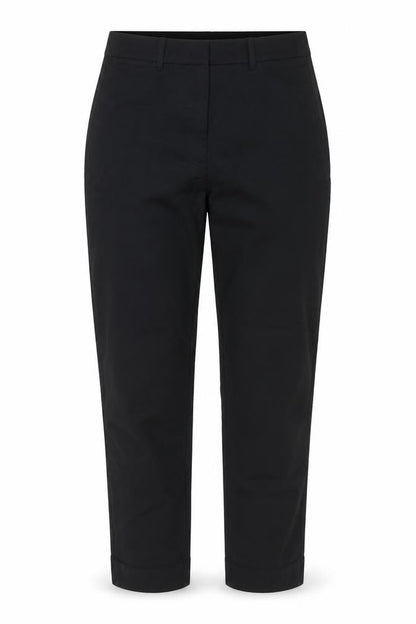 Marks and Spencer Womens Black Size 8 Straight Leg Work Trousers