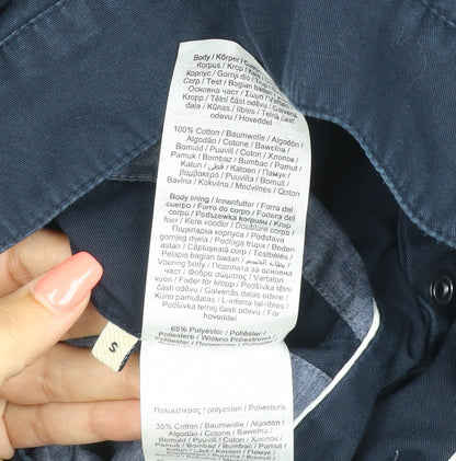 SELECTED HOMME Men's Blue Cotton Casual Jacket Size S