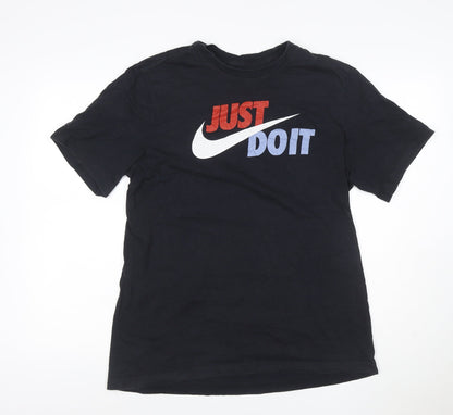 Nike Men's Black Just Do It Graphic Sports T-Shirt Size L