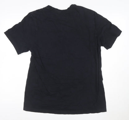 Nike Men's Black Just Do It Graphic Sports T-Shirt Size L