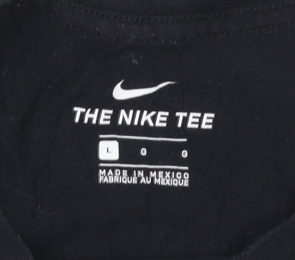 Nike Men's Black Just Do It Graphic Sports T-Shirt Size L