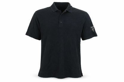 Ashworth Men's Black Cotton Golf Polo Shirt Size M Regular Fit