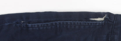 Ralph Lauren Men's Blue 32x32 Chino Straight Fit Cotton Trousers