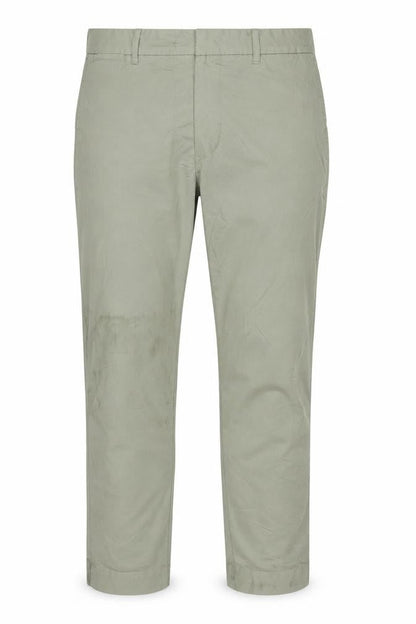 Marks and Spencer Men's Green Slim Fit Chino Trousers Size 10