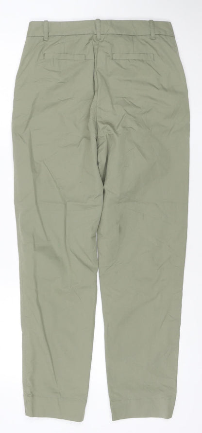 Marks and Spencer Men's Green Slim Fit Chino Trousers Size 10
