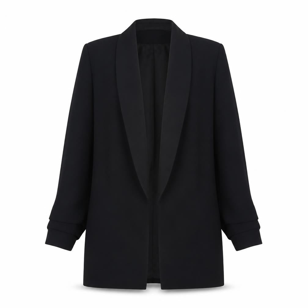 River Island Women’s Black Size 6 Long Tuxedo Blazer Jacket