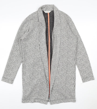 Mara Selvidge Women’s Grey Longline Woven Blazer Jacket Size 8