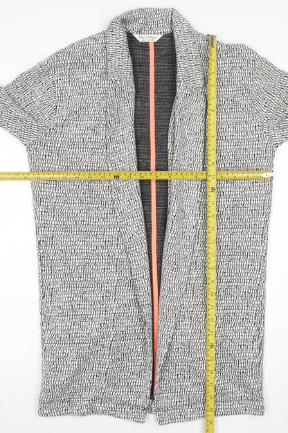 Mara Selvidge Women’s Grey Longline Woven Blazer Jacket Size 8