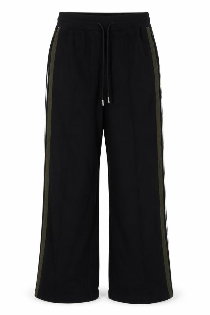 Marks & Spencer Women’s Black Jogger Trousers Size 8 Wide-Leg