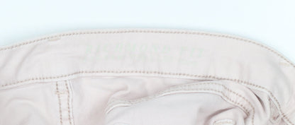 Richmond Women Pink Straight Denim Stretch Jeans Size 12