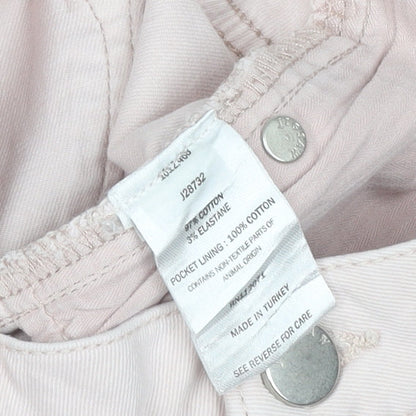 Richmond Women Pink Straight Denim Stretch Jeans Size 12