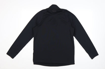 Under Armour Men's Black Small 1/4 Zip Pullover Sweatshirt