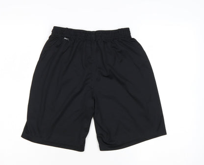 Puma Men's Black S Athletic Training Shorts Quick Dry Polyester