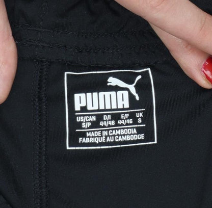 Puma Men's Black S Athletic Training Shorts Quick Dry Polyester