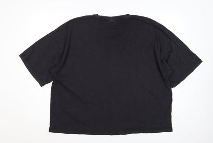Primark Def Leppard Women's Black XL Relaxed Fit Graphic T-Shirt