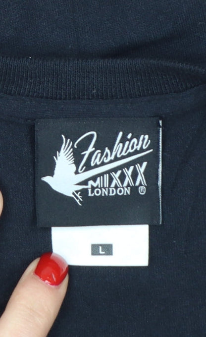 Fashion Mixxx London Men's Black Hard Rock Cafe Graphic T-Shirt L