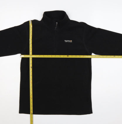 Regatta Men's Black Fleece 1/2 Zip Pullover Sweatshirt Size S