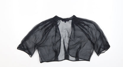 Coast Women's Black Sheer Kimono Blouse Size L