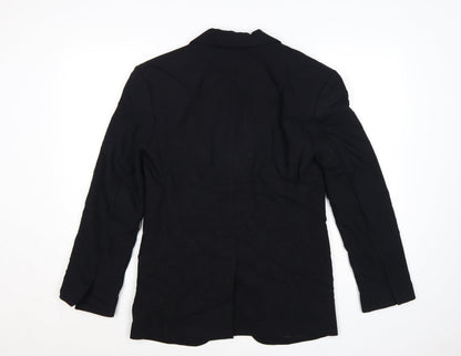 Marks and Spencer Women's Black Size 6 Classic Tailored Blazer