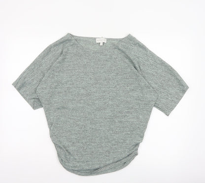 Apricot Women's Grey UK 12 Relaxed Dolman Sleeve Jersey T-Shirt