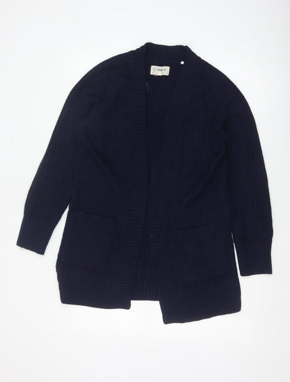 FatFace Women’s Blue UK 8 Cable Knit Open Pocket Cardigan
