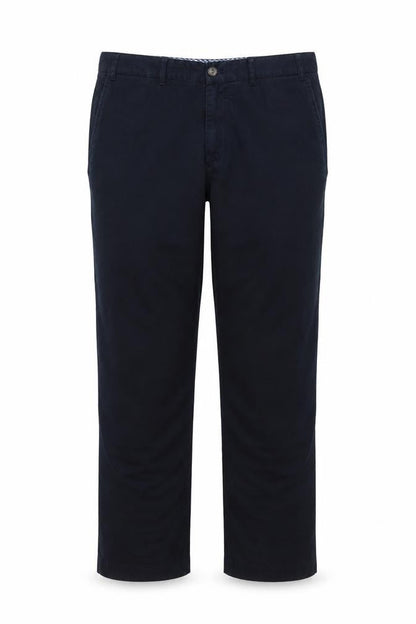 Maine New England Men’s Blue 42S Cotton Straight Chino Trousers