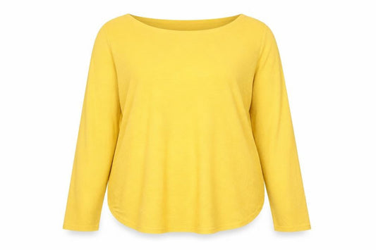 John Lewis & Partners Women Yellow Size 18 Cotton Knit Pullover Jumper