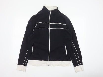 French Connection Men’s Black M Full Zip Cotton Track Jacket