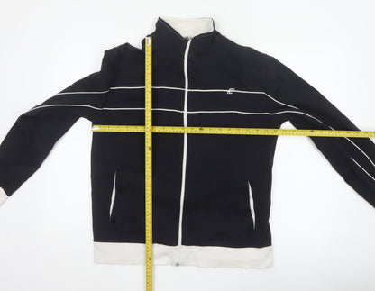 French Connection Men’s Black M Full Zip Cotton Track Jacket