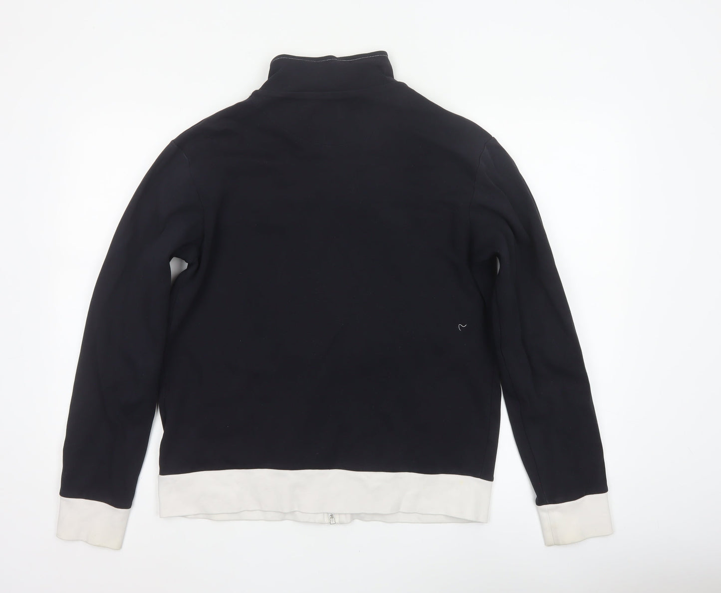 French Connection Men’s Black M Full Zip Cotton Track Jacket
